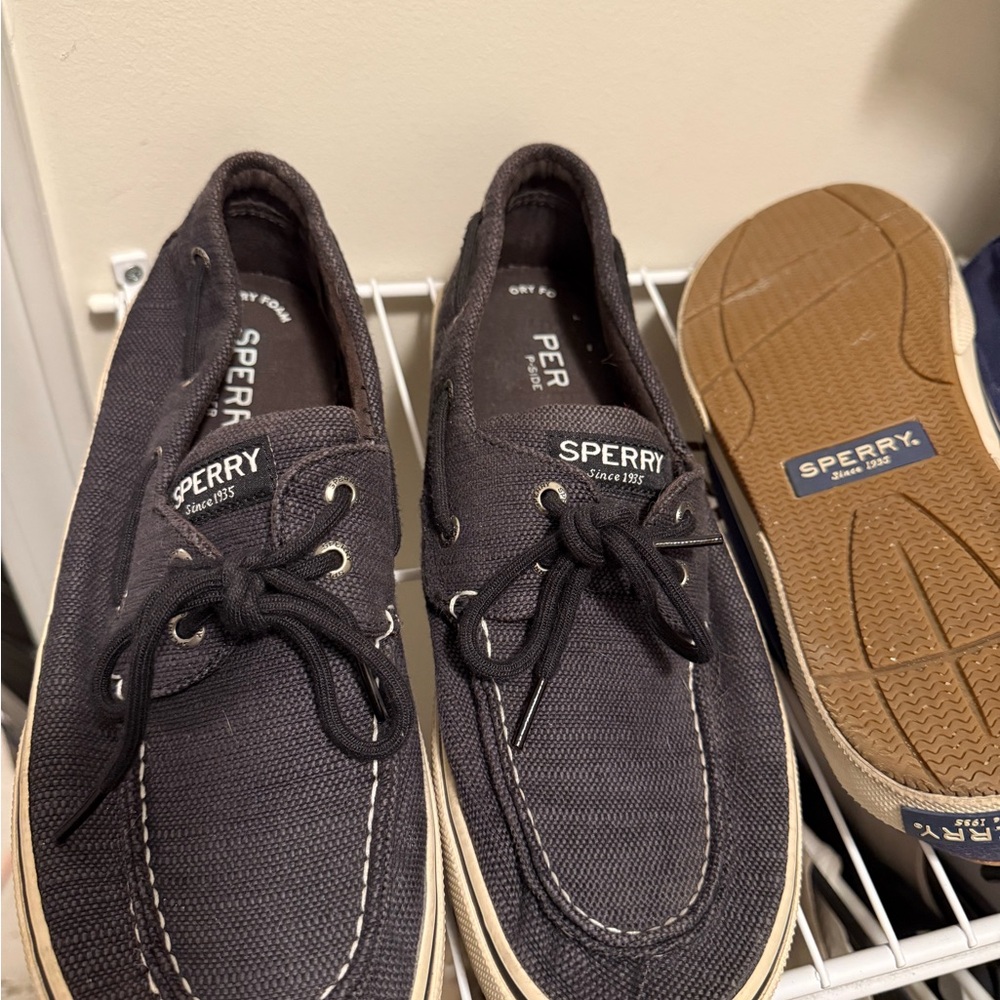 Sperry Men's Dark Gray Boat Shoes